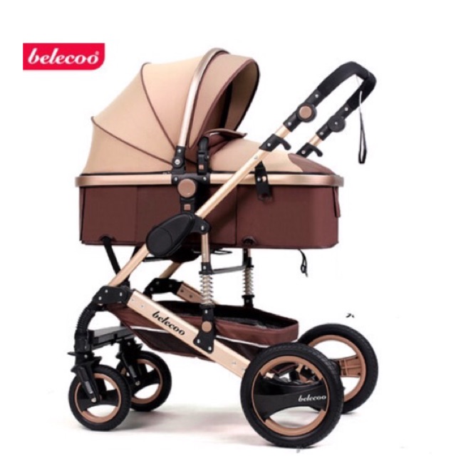 Xe đẩy nôi cao cấp 2 chiều có giảm sóc cho bé