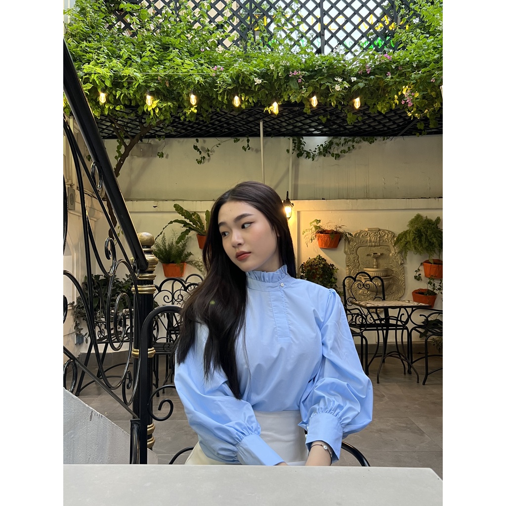 Áo sơ mi nữ tay bồng cổ điển thanh lịch FIONA SHIRT
