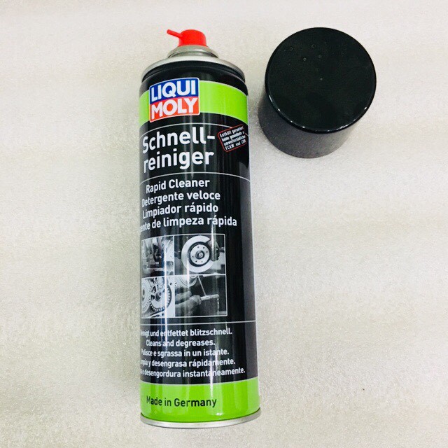 Combo Vệ Sinh Sên Liqui Moly Motor Bike Rapid Cleaner ( Mẫu mới )  500ml &amp; Cây Chà Sên