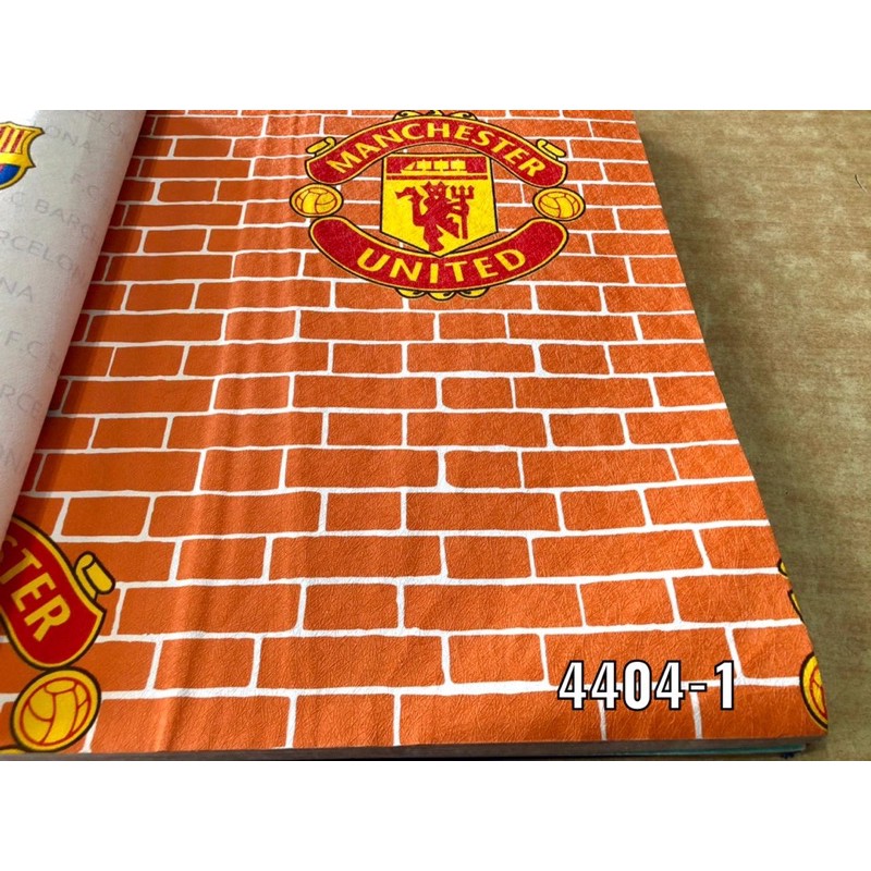 Giấy Dán Tường Trang Trí Hình Quả Bóng Manchester United