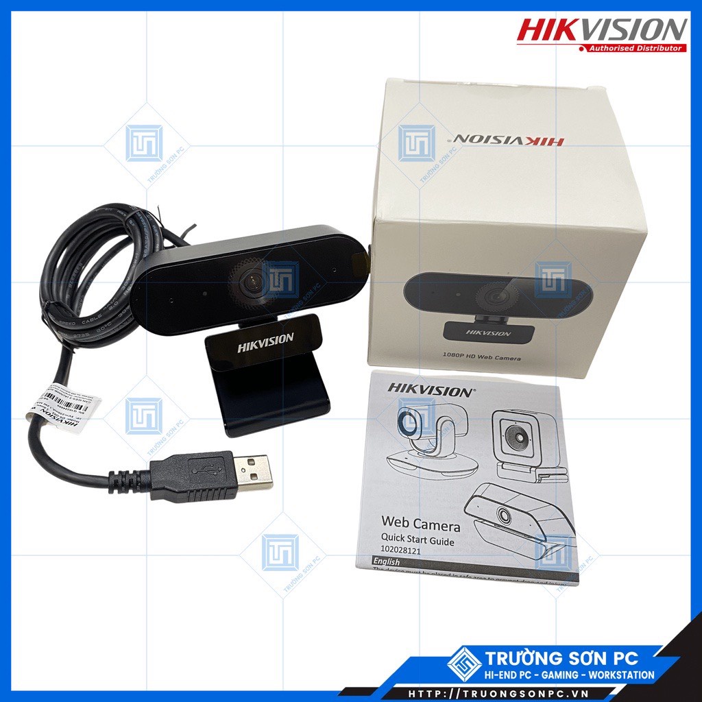 Webcam Máy Tính PC Livestream Full HD Siêu Nét Có MIC 1080P - HIKVISION DS-UC2 DS-UL2 DS-U12 DS-U02 | Bảo Hành 24 Tháng