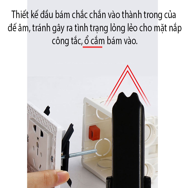 Bộ Dụng Cụ Sửa Đế Âm Tường Chữ Nhật Nhanh Chóng