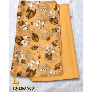 Vải may áo dài hoa đều siêu đẹp