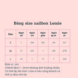 NAILBOX hồng đen design cá tính