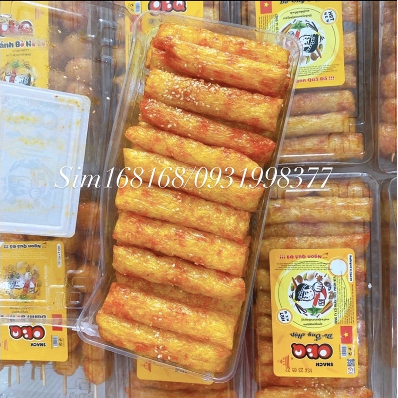 snack pò quẩy sườn hộp gần 70 chục cái