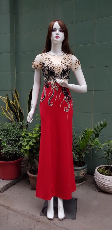 Ảnh và video thật 1000% đầm dạ hội kết cườm