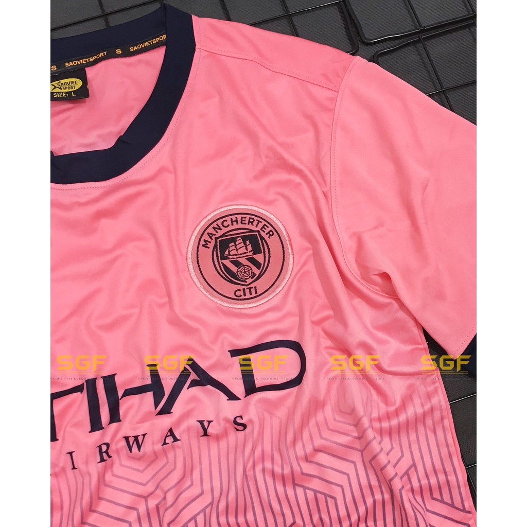 Đồ Bóng Đá MANCITY hồng Fan Editions 2023