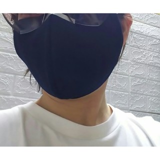 Khâu trang KT 5 nẹp nhôm ngoài màu xanh than