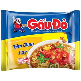Thùng mì gấu đỏ tôm chua cay và gà sợi phở