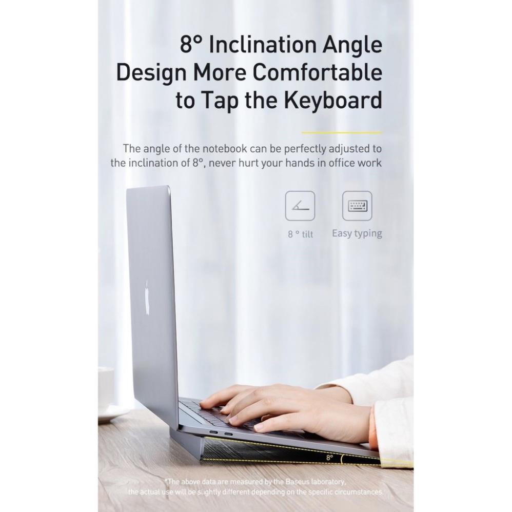 Đế Tản Nhiệt Cho Laptop Macbook Dạng Xếp Dán Đế Máy Baseus Papery Notebook Holder | BigBuy360 - bigbuy360.vn