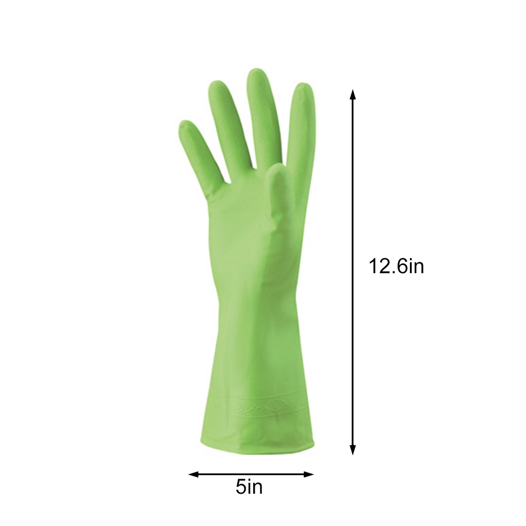 Găng Tay Rửa Chén Bằng Silicone Chống Trượt Tiện Dụng