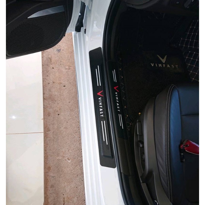 Nẹp Dán Vân Carbon Chống Trầy Xước Bậc Cửa, Bậc Cốp Xe Kia K3, Sorento, Sonet, Morning, Cerato, Sportage, Rio, Seltos
