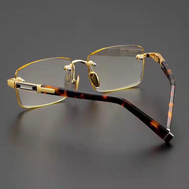 Mắt Kính Đọc Sách Bằng Đá Pha Lê Tự Nhiên Dành Cho Nam