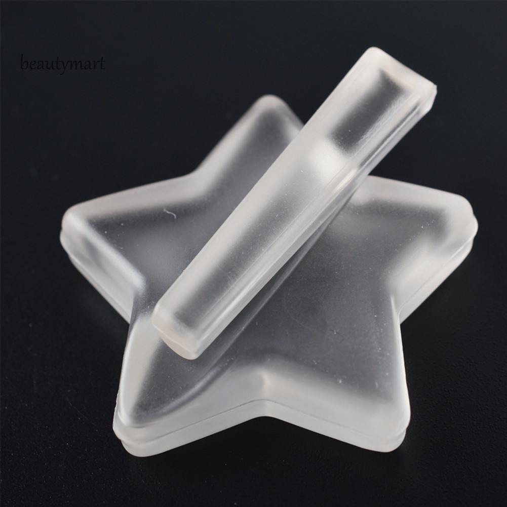 [Hàng mới về] Khuôn nhấn trang trí móng trong suốt hình ngôi sao/ trái tim