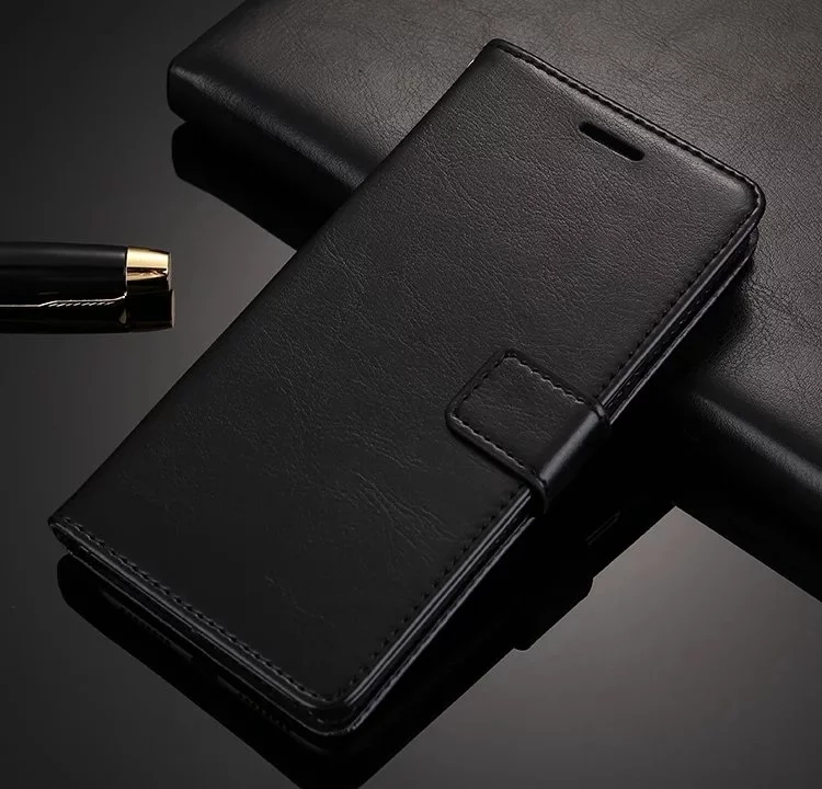 Bao da điện thoại kiểu ví thẻ gập có giá đỡ & dây cho Samsung  A11 M11 A21s C7 Pro C8 S6 Edge+ S7 Edge Luxury Flip Leather Wallet Card Stand Holder 360 Full Cover Phone Case with Gift Lanyard