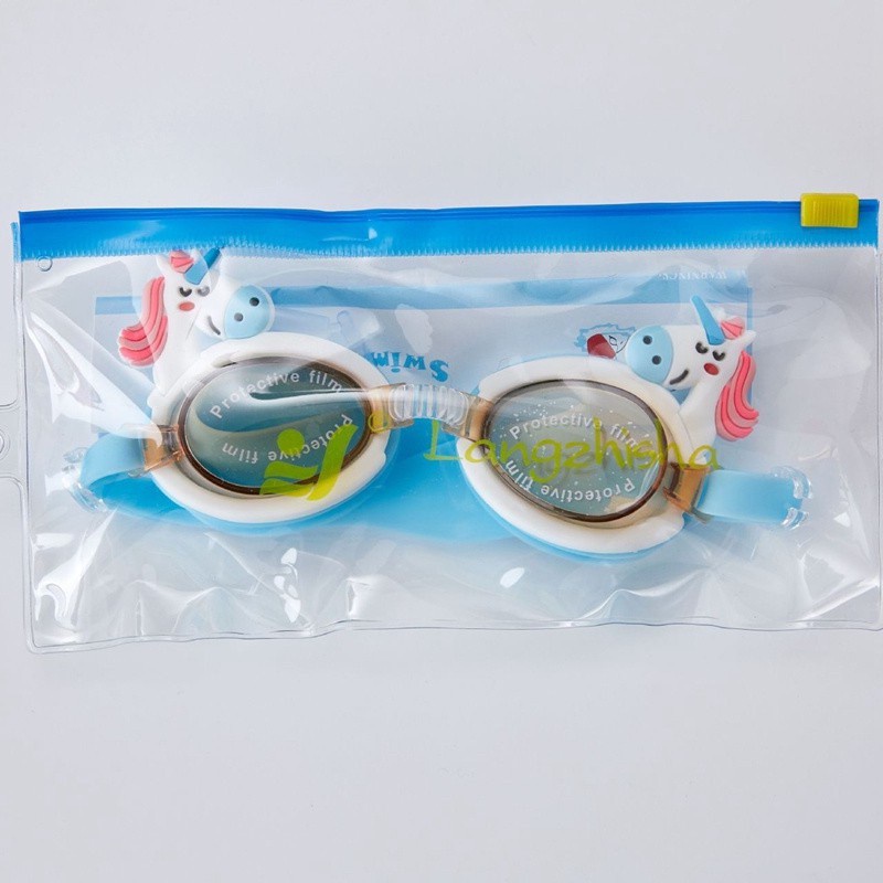 Kính Bơi Trẻ Em Chống Sương Mù & Nước Bằng Silicon Hình Ngựa Một Sừng Dễ Thương | BigBuy360 - bigbuy360.vn