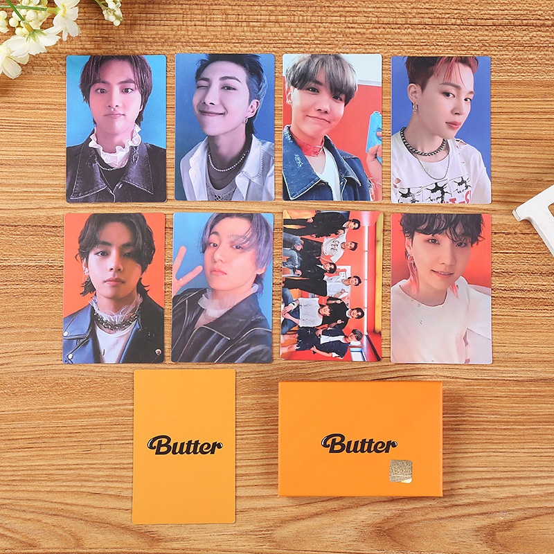 Bộ thẻ lomo hình album mới Butter của nhóm nhạc BTS