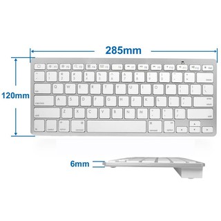 Bàn phím mini BK3001 Bluetooth Siêu mỏng chính hãng phân phối