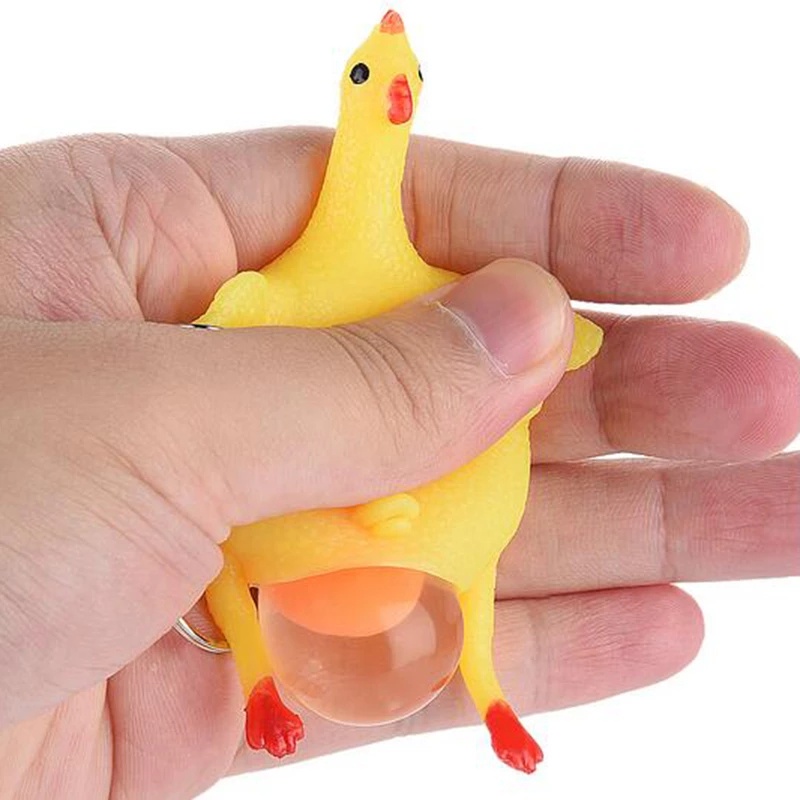 Móc khóa đồ chơi gà đẻ trứng giúp giải tỏa căng thẳng hiệu quả