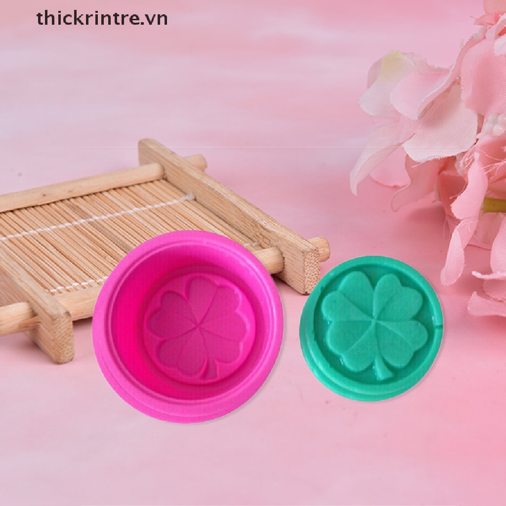 Khuôn Silicone Làm Bánh Hình Cỏ Bốn Lá Xinh Xắn