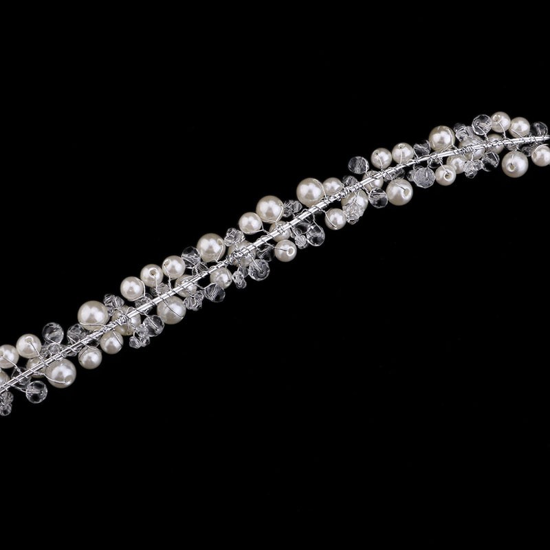 GETNOIVAS Phụ kiện trang trí tóc cô dâu handmade