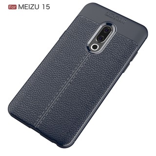 Ốp điện thoại bằng TPU mềm kiểu da linh hoạt cho Meizu 15