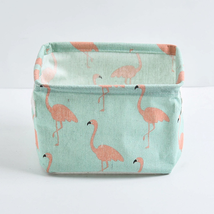 Giỏ đựng đồ TAILI 02 vải cotton lanh chống nước phong cách Bắc Âu độc đáo