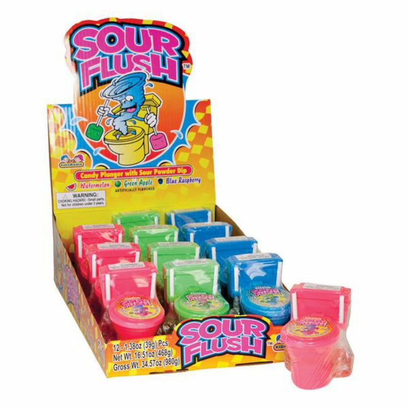 12 Cái Kẹo Mút Bồn Cầu Sour Flush Chính Hãng Kidsmania