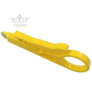 【FUNWD】Wire Stripper 1pcs Multi-function Safe Tool Yellow Convenient High-quality
