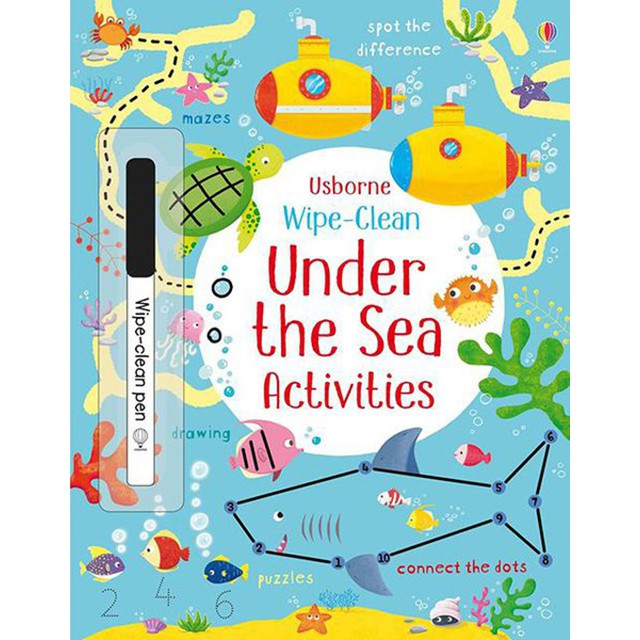 Sách - Anh: Wipe-Clean: Under the Sea Activities