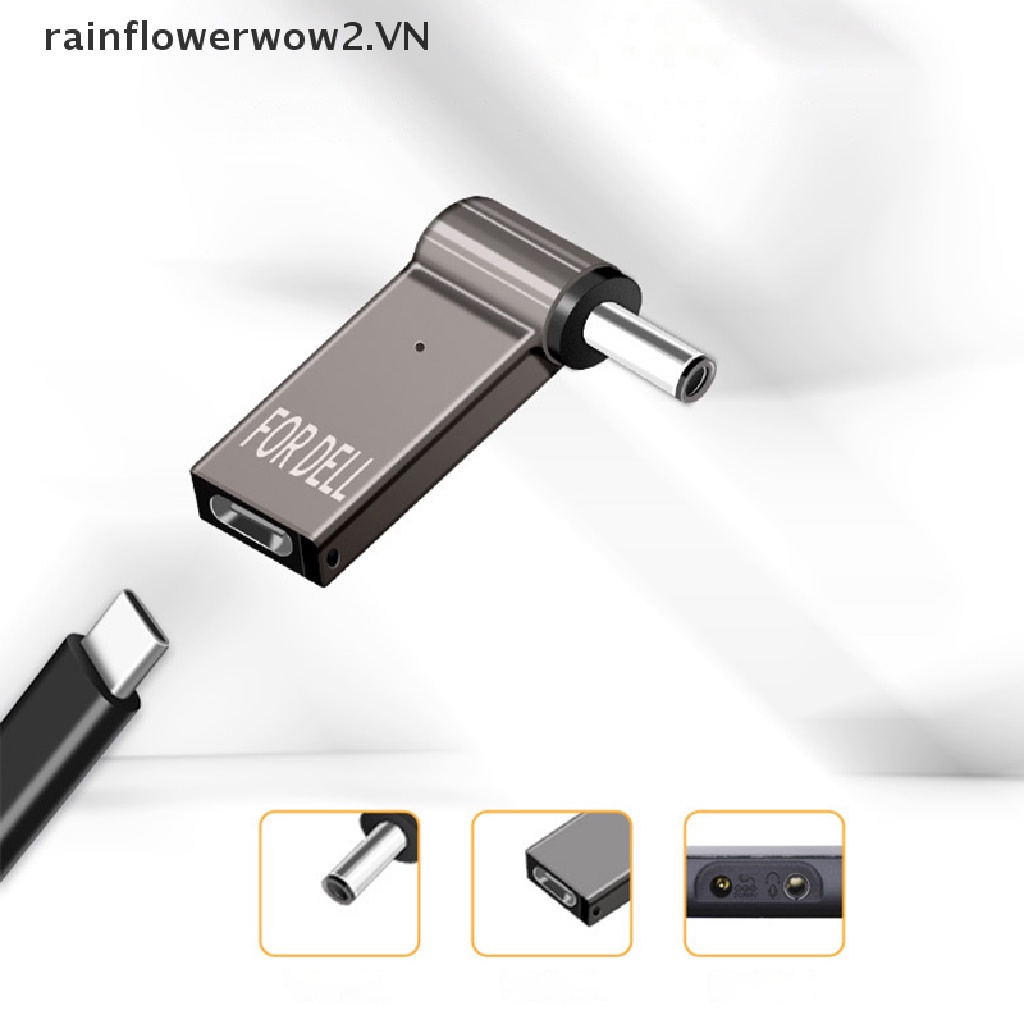 Đầu Nối Chuyển Đổi Nguồn DC USB Type-C Sang DC Chuyên Dụng Cho Laptop