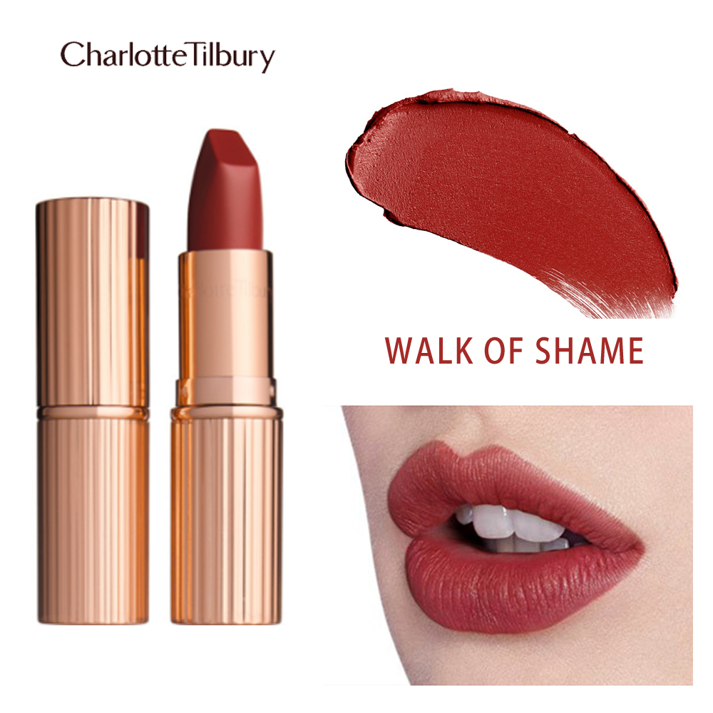 Charlotte Tilbury imported matte lipstick fog face lipstick does not fade, retro moisturizing and moisturizing