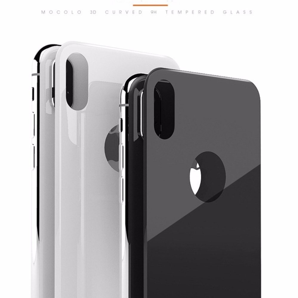 Dán Cường Lực Mocolo Iphone X Mặt Sau Màu Trắng