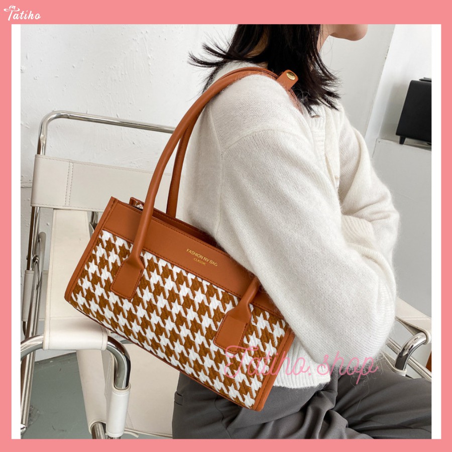 [HÀNG XỊN, GIÁ TỐT] Túi Xách Nữ Túi Kẹp Nách Đeo Vai Nữ Đẹp Retro Hình Chéo - Mã TUI23