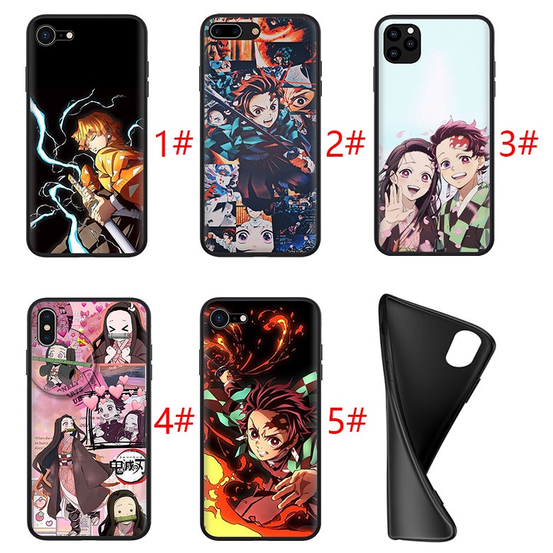 Ốp Điện Thoại Tpu Silicon Mềm Hình Demon Slayer 292f Cho Iphone 8 7 6s 6 Plus 5 5s Se 2016 2020 8 + 7 +