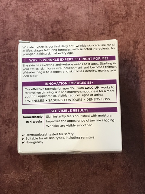 Kem dưỡng da ngày và đêm Loreal Wrinkle Expert Anti- Wrinkle intensive Care Day/Night 55+ (48g)