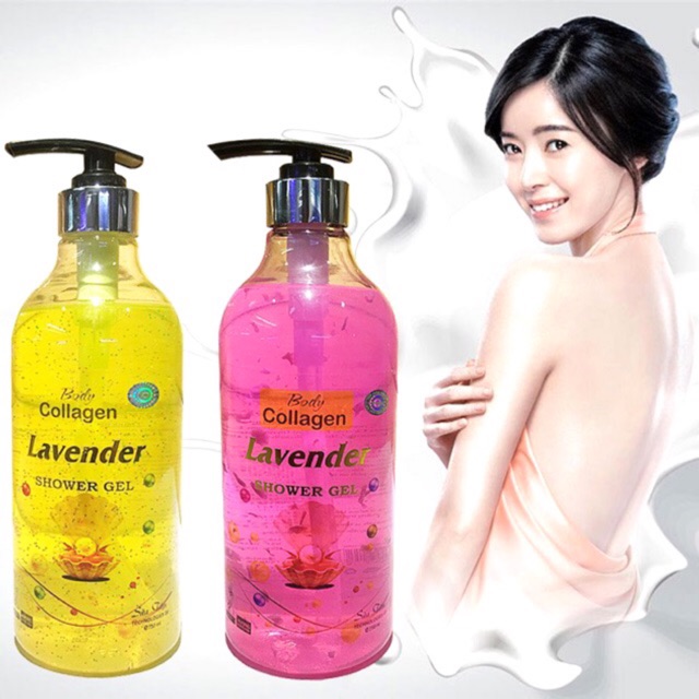 Sữa tắm trắng da lavender cao cấp 750ml (co giấy)