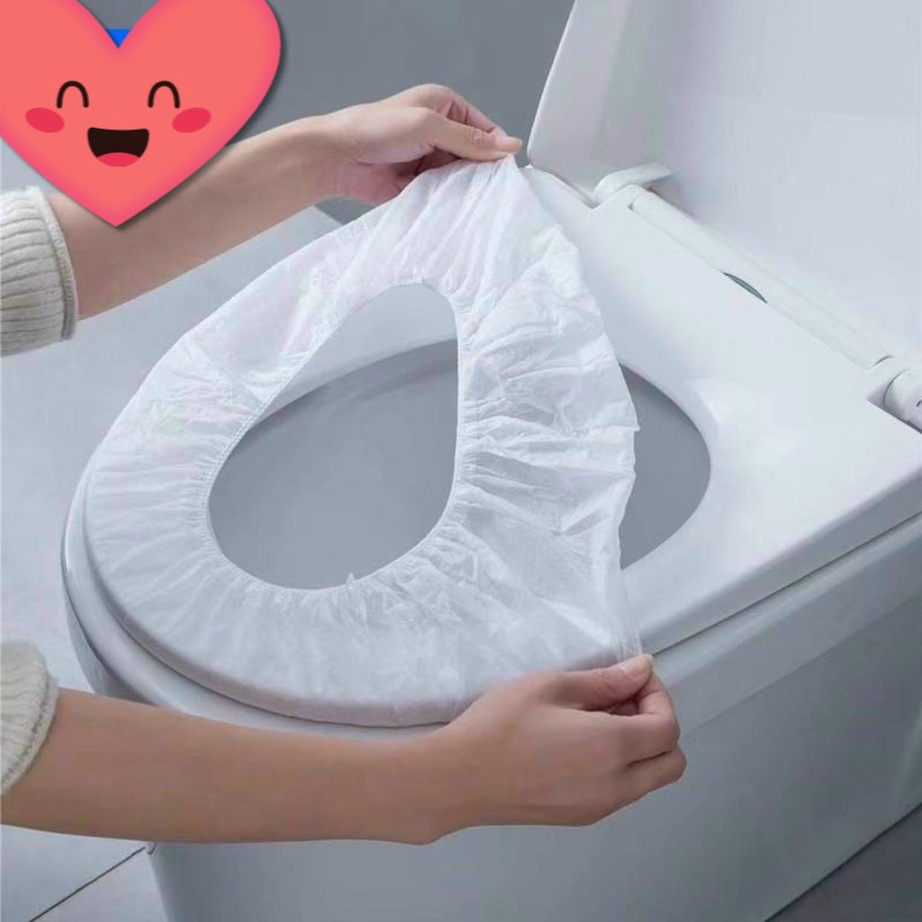 Combo 20 Miếng Giấy Lót Bồn Cầu, Toilet, Nhà Vệ Sinh Dùng 1 Lần