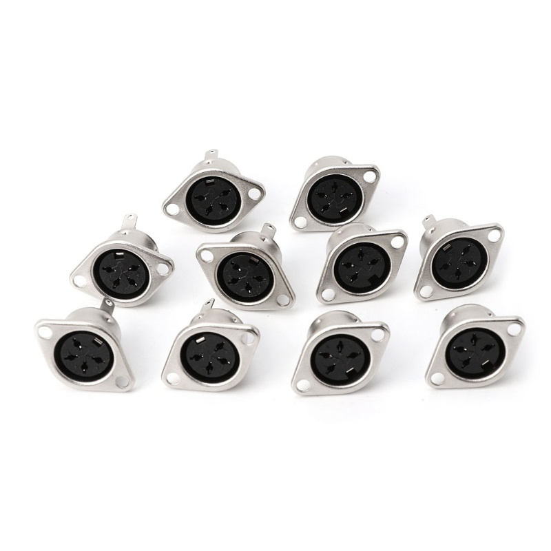 Set 10 Đầu Nối Cáp Âm Thanh 3 / 4 / 5 / 6 / 7 / 8PIN