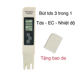 (BH6t) (Tặng bao da) Bút đo chất lượng nước, đo tds cho hồ thuỷ sinh, tép cảnh