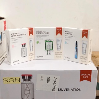 Mặt Nạ WONJIN ( tặng kèm 1 tuýt sữa rữa mặt Wonjin Hydro Vial Cleansing Foam )