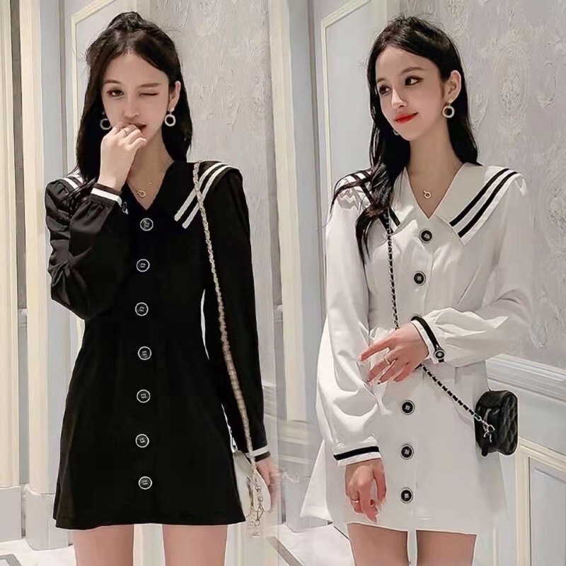 IELGY   Đầm Dáng Chữ A Phong Cách Hàn Quốc Thời Trang Cho Nữ