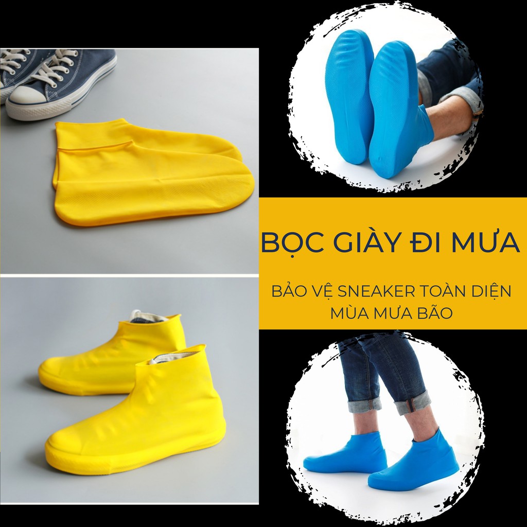 BỌC GIÀY ĐI MƯA CAO SU CHỐNG BẨN ❤️FREESHIP❤️ GIẦY ĐI MƯA | BigBuy360 - bigbuy360.vn