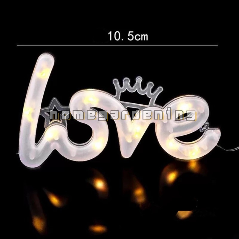 Đèn LED Neon Hình Chữ Love Dùng Trang Trí Tiệc Cưới/Sinh Nhật