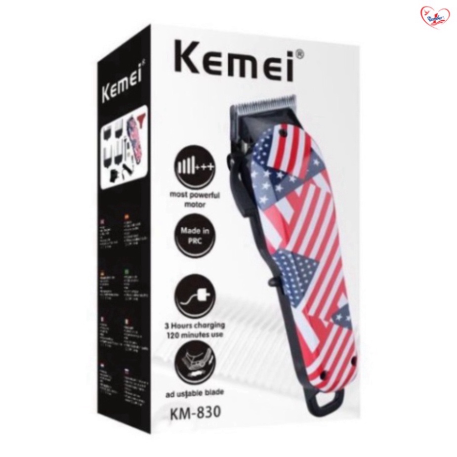 Tông Đơ Cắt Tóc KEMEI KM-830 | Tông Đơ Dùng Cho SALON, Thợ Chuyên Nghiệp