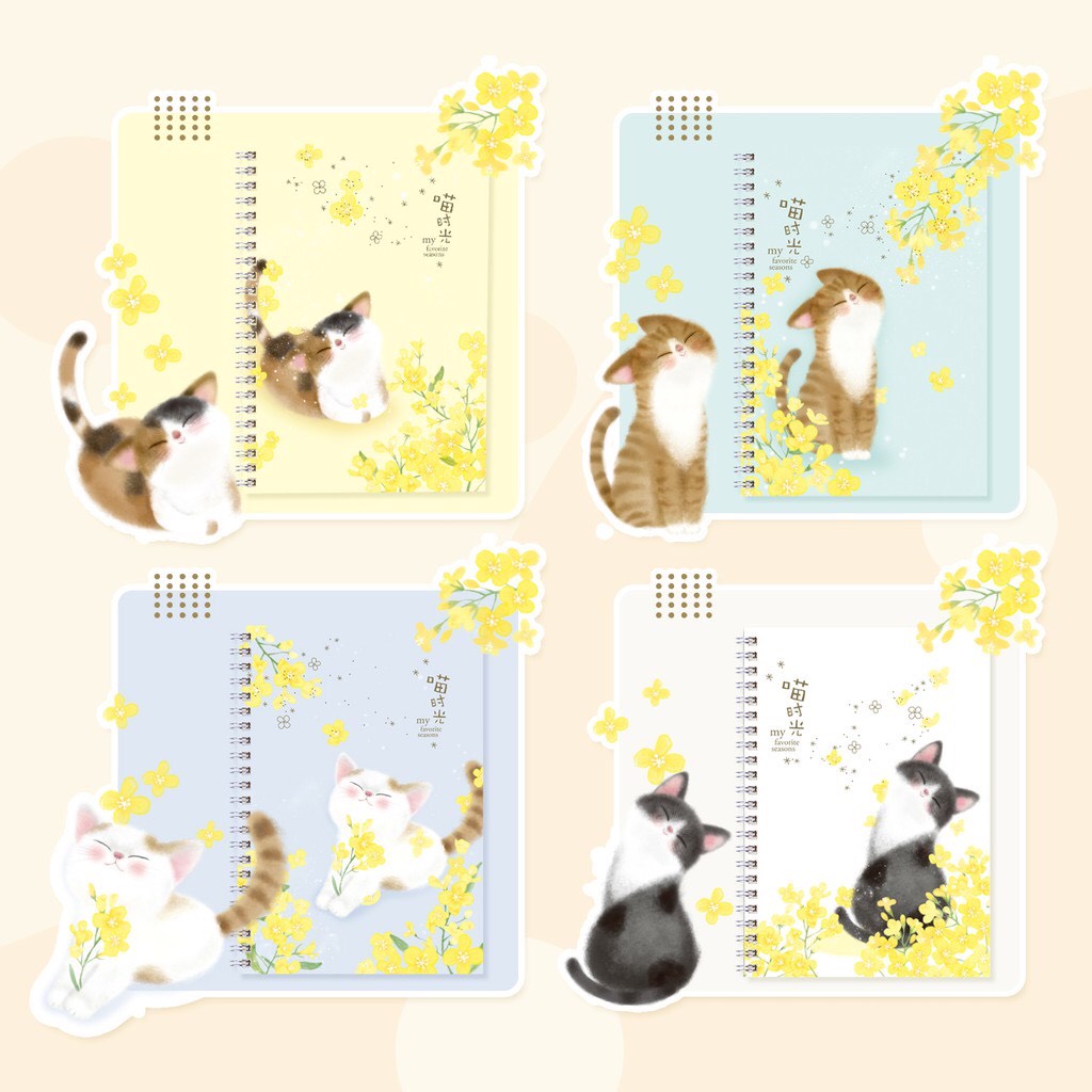 Sổ tay lò xo mini A5 Deli 60 trang - cute - sổ lò xo a5 dễ thương dành cho học sinh – giao ngẫu nhiên - MIYABI STORE