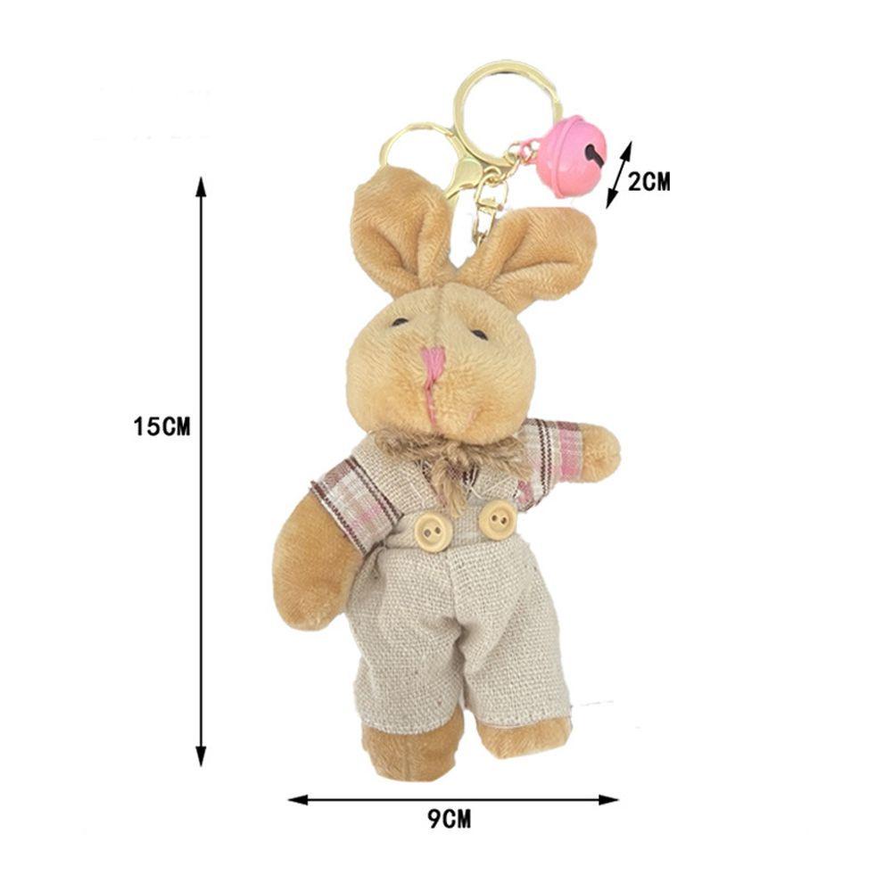 Móc Khóa Thỏ Bông Hoạt Hình Đáng Yêu Dành Cho Nữ