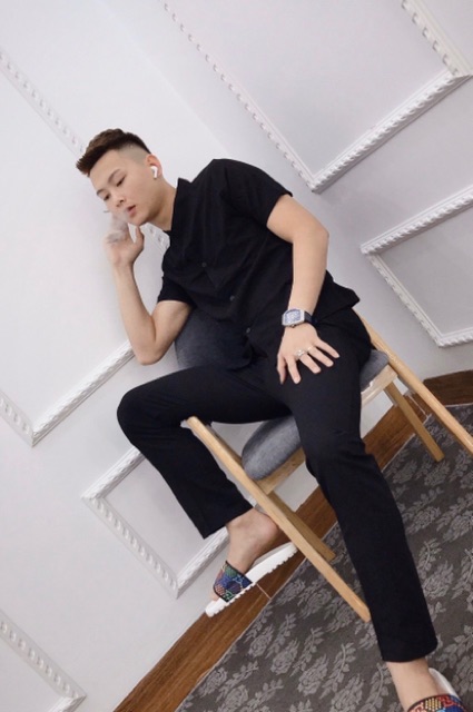 [FRESHIP XTRA]Bộ đũi cổ tàu áo cộc quần dài Mango | BigBuy360 - bigbuy360.vn