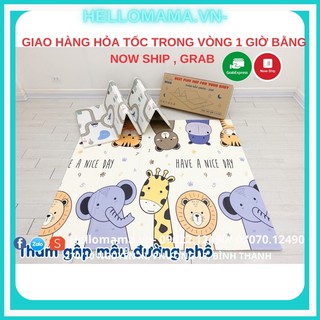 Thảm gấp Gọn Umoo mẫu mới 2021 - Chống thấm, không bí, an toàn cho bé