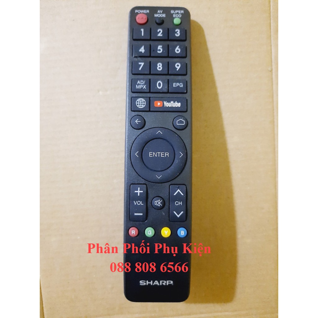 [HÀNG LOẠI TỐT] - ĐIỀU KHIỂN TIVI SHARP SMART TV- TẶNG KÈM 2 PIN